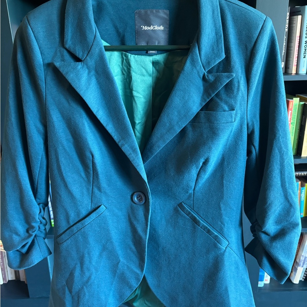 ModCloth Turquoise Women's Blazer